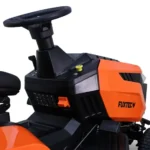 Tondeuse à gazon autoportée FUXTEC FX-RMT92A – Tracteur tondeuse – 452 cm³ – 9,2 kW – 92,5 cm – Hydrostatique – Bac 280 L – 6000 m² – Image 2