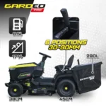 Tracteur tondeuse 352cc - largeur de coupe 83cm - Fonction mulching – Image 4