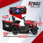 Tracteur tondeuse 452cc - largeur de coupe 92.5cm - Boîte hydrostatique – Image 5