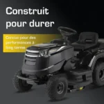 Tracteur tondeuse AT3 98 A – Éjection latérale, coupe 98 cm, moteur STIGA 352 cm³, kit mulching inclus, démarrage électrique – Alpina – Image 6