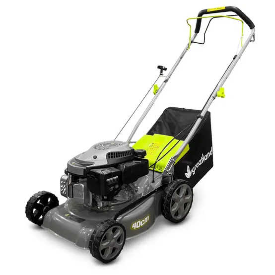 1938b8e983ab43f39565b55795d2b59e Tondeuse thermique tractée 144 CC - 400mm - Bac 40 litres – Image 1