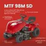Tracteur tondeuse Mountfield MTF 98M SD – 98 cm, éjection latérale STIGA – Image 6