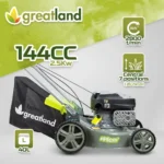 Tondeuse thermique tractée 144 CC - 400mm - Bac 40 litres – Image 3