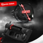 Tondeuse thermique tractée 3 roues 196 cm³ 55 cm bac 65 L – Elem Garden – Image 5