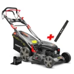 Guidon Fulcrum : réglez la hauteur et l’angle de coupe tout en tondant Quatre systèmes de coupe en un : ramassage, mulching, éjection latérale et éjection arrière Bac de ramassage de 60 litres muni d'un indicateur de remplissage Tondeuse STIGA Combi 553 S La STIGA Combi 553 S est une tondeuse tractée offrant une largeur de coupe de 51 cm et un bac de ramassage hybride de 60 litres, muni d'un indicateur de remplissage pour une gestion simplifiée. Son châssis en acier robuste abrite un moteur STIGA de 166 cm³ d'une grande fiabilité, délivrant une puissance nette de 2,60 kW à 2 900 tr/min.  Caractéristiques principales Largeur de coupe : 51 cm pour une tonte rapide et efficace. Bac de ramassage hybride : 60 litres avec indicateur de remplissage pour une gestion optimisée. Moteur puissant : Moteur STIGA 166 cm³ offrant une puissance nette de 2,60 kW pour de hautes performances. 4 méthodes de coupe : Éjection arrière, éjection latérale, ramassage ou mulching, pour s'adapter à toutes vos préférences. Réglage de la hauteur de coupe : Le levier permet de sélectionner facilement l'une des six hauteurs de coupe, allant de 22 à 65 mm. Guidon Fulcrum : Un guidon innovant, réglable et ergonomique, avec un grip adhérent pour un confort optimal et un respect de l'environnement naturel. Avantages Polyvalence : Les quatre méthodes de coupe offrent une grande flexibilité pour différentes conditions de pelouse. Puissance et fiabilité : Le moteur STIGA à hautes performances assure une tonte rapide et efficace, même sur des surfaces plus grandes. Confort d'utilisation : Le guidon Fulcrum réglable et ergonomique permet de tondre facilement sans fatigue. Capacité de ramassage : Le bac de 60 litres réduit les interruptions, permettant une tonte continue et sans tracas. La Tondeuse STIGA Combi 553 S est l'outil parfait pour ceux qui recherchent une tondeuse fiable, polyvalente et confortable, capable de répondre à différents besoins de tonte.  La STIGA Combi 553 S est une tondeuse tractée offrant une largeur de coupe de 51 cm et un bac de ramassage hybride de 60 litres muni d'un indicateur de remplissage. Le châssis en acier robuste abrite un moteur STIGA de 166 cm³ d'une grande fiabilité et à hautes performances qui délivre une puissance nette de 2,60 kW à 2 900 tr/min. La Combi 553 S vous permet de choisir entre quatre méthodes de coupe : éjection arrière, éjection latérale, ramassage ou mulching (une technique de tonte qui alimente et fertilise également votre pelouse. Grâce à un simple levier, vous pouvez régler six hauteurs de coupe, de 22 à 65 mm. L’utilisateur peut par ailleurs bénéficier des avantages de son guidon innovant Fulcrum. Réglable et ergonomique grâce à son grip adhérent, il rend l’expérience de tonte particulièrement agréable en respectant l'environnement naturel