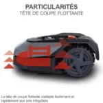 Robot tondeuse connecté 900m2 Scheppach RoboCut XXL900 avec station de recharge | Jusqu'a 900 m² | Capteur de pluie | WiFi & B – Image 6