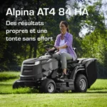 Tracteur tondeuse AT3 98 A – Éjection latérale, coupe 98 cm, moteur STIGA 352 cm³, kit mulching inclus, démarrage électrique – Alpina – Image 3