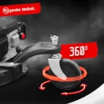 Tondeuse thermique tractée 3 roues 196 cm³ 55 cm bac 65 L – Elem Garden – Image 4