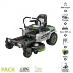 Pack tondeuse autoportée Zero Turn coupe 107 cm 6 batteries 10Ah et chargeur 1600W inclus EGO ZT4201E