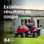 Tracteur de pelouse à essence Mountfield MTF 84M Coupe large 84 cm, bac 200 L - STIGA – Image 3