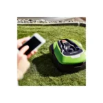 Pack robot tondeuse Optimow 15 GREENWORKS - pour 1500m2 - avec garage et accessoires – Image 4
