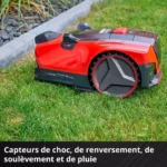 Robot-tondeuse à batterie – FREELEXO CAM PLUS 600 – sans câble périphérique – coupe 600 m² – inclinaison 25 % – batterie 18 V 4 Ah incluse – Image 5