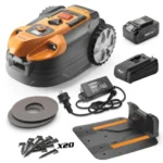 Robot tondeuse autonome 24V sans fil périmétrique avec station de charge - Max 500m²