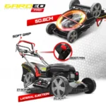 Guidon Fulcrum : réglez la hauteur et l’angle de coupe tout en tondant Quatre systèmes de coupe en un : ramassage, mulching, éjection latérale et éjection arrière Bac de ramassage de 60 litres muni d'un indicateur de remplissage Tondeuse STIGA Combi 553 S La STIGA Combi 553 S est une tondeuse tractée offrant une largeur de coupe de 51 cm et un bac de ramassage hybride de 60 litres, muni d'un indicateur de remplissage pour une gestion simplifiée. Son châssis en acier robuste abrite un moteur STIGA de 166 cm³ d'une grande fiabilité, délivrant une puissance nette de 2,60 kW à 2 900 tr/min.  Caractéristiques principales Largeur de coupe : 51 cm pour une tonte rapide et efficace. Bac de ramassage hybride : 60 litres avec indicateur de remplissage pour une gestion optimisée. Moteur puissant : Moteur STIGA 166 cm³ offrant une puissance nette de 2,60 kW pour de hautes performances. 4 méthodes de coupe : Éjection arrière, éjection latérale, ramassage ou mulching, pour s'adapter à toutes vos préférences. Réglage de la hauteur de coupe : Le levier permet de sélectionner facilement l'une des six hauteurs de coupe, allant de 22 à 65 mm. Guidon Fulcrum : Un guidon innovant, réglable et ergonomique, avec un grip adhérent pour un confort optimal et un respect de l'environnement naturel. Avantages Polyvalence : Les quatre méthodes de coupe offrent une grande flexibilité pour différentes conditions de pelouse. Puissance et fiabilité : Le moteur STIGA à hautes performances assure une tonte rapide et efficace, même sur des surfaces plus grandes. Confort d'utilisation : Le guidon Fulcrum réglable et ergonomique permet de tondre facilement sans fatigue. Capacité de ramassage : Le bac de 60 litres réduit les interruptions, permettant une tonte continue et sans tracas. La Tondeuse STIGA Combi 553 S est l'outil parfait pour ceux qui recherchent une tondeuse fiable, polyvalente et confortable, capable de répondre à différents besoins de tonte.  La STIGA Combi 553 S est une tondeuse tractée offrant une largeur de coupe de 51 cm et un bac de ramassage hybride de 60 litres muni d'un indicateur de remplissage. Le châssis en acier robuste abrite un moteur STIGA de 166 cm³ d'une grande fiabilité et à hautes performances qui délivre une puissance nette de 2,60 kW à 2 900 tr/min. La Combi 553 S vous permet de choisir entre quatre méthodes de coupe : éjection arrière, éjection latérale, ramassage ou mulching (une technique de tonte qui alimente et fertilise également votre pelouse. Grâce à un simple levier, vous pouvez régler six hauteurs de coupe, de 22 à 65 mm. L’utilisateur peut par ailleurs bénéficier des avantages de son guidon innovant Fulcrum. Réglable et ergonomique grâce à son grip adhérent, il rend l’expérience de tonte particulièrement agréable en respectant l'environnement naturel – Image 4