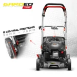 Tondeuse thermique autotractée 144.3cc - 42cm livrée avec 2 lames + mulching - Gardeo Pro – Image 4